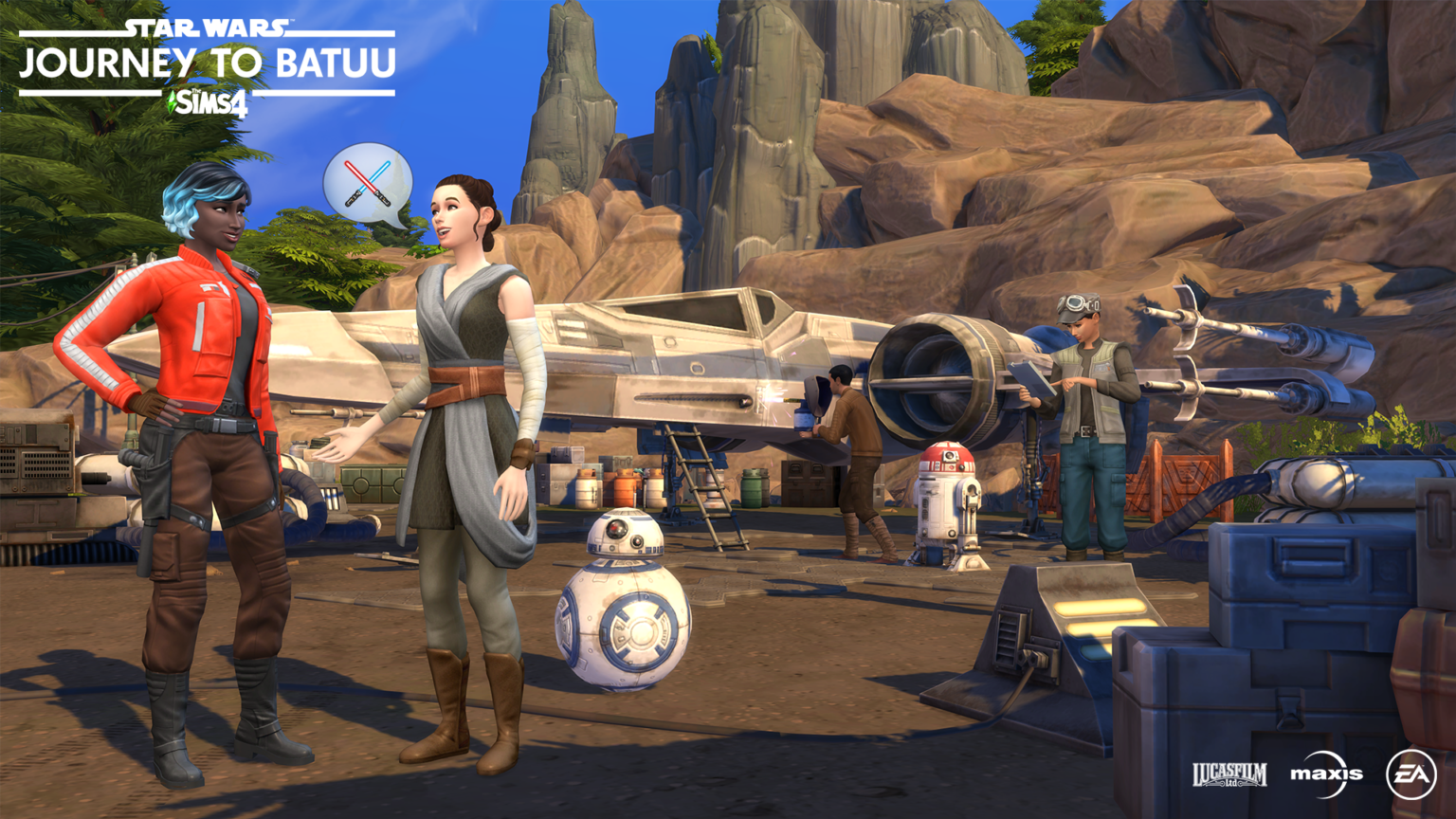 The Sims 4 viaje a Batuu REVIEW CDF Gaming